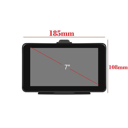 Monitor 7 pollici CarPlay Bluetooth per smartphone cellulare Ios e Android touchscreen autoradio FM uscita aux slot tf card - enzoled