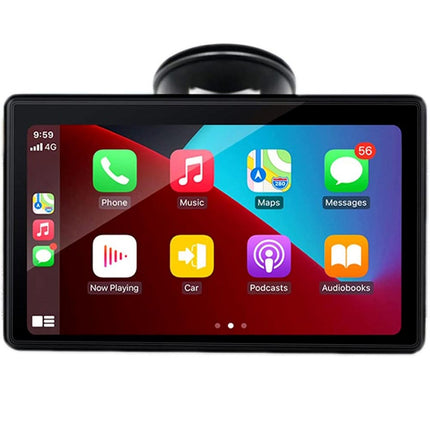 Monitor 7 pollici CarPlay Bluetooth per smartphone cellulare Ios e Android touchscreen autoradio FM uscita aux slot tf card - enzoled