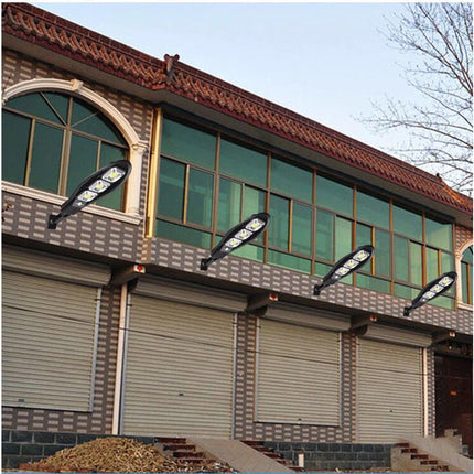 Lampione stradale solare 3 led cob con sensore crepuscolare e di movimento 3 modalità di luce con telecomando - enzoled