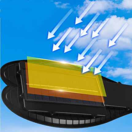 Lampione stradale solare 3 led cob con sensore crepuscolare e di movimento 3 modalità di luce con telecomando - enzoled