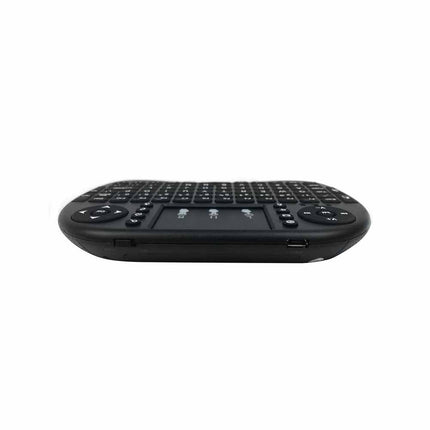 Mini tastiera wireless retroilluminata ricaricabile tastierino per smart tv mouse touch pad per tablet cellulare - enzoled