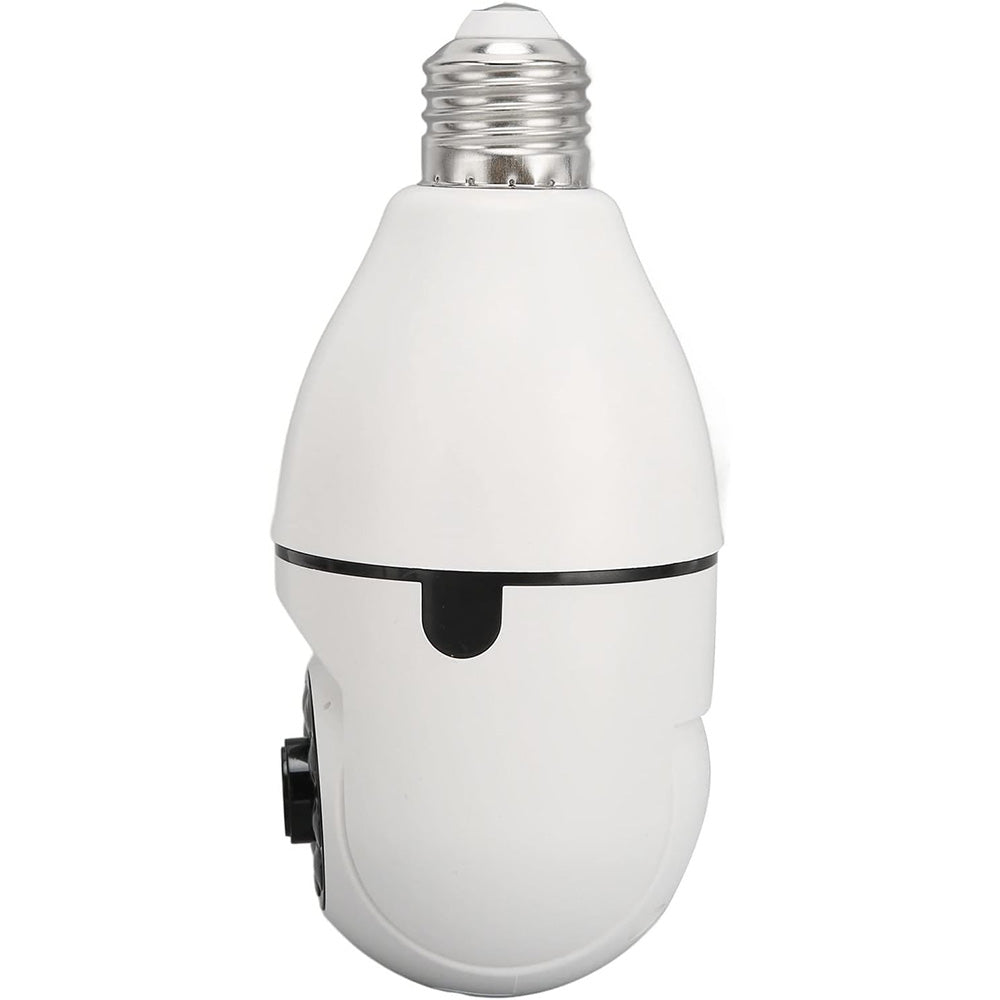 Telecamera IP led lampadina E27 wifi 2.4 Ghz lente 360° videosorveglianza visione notturna controllo remoto app - enzoled