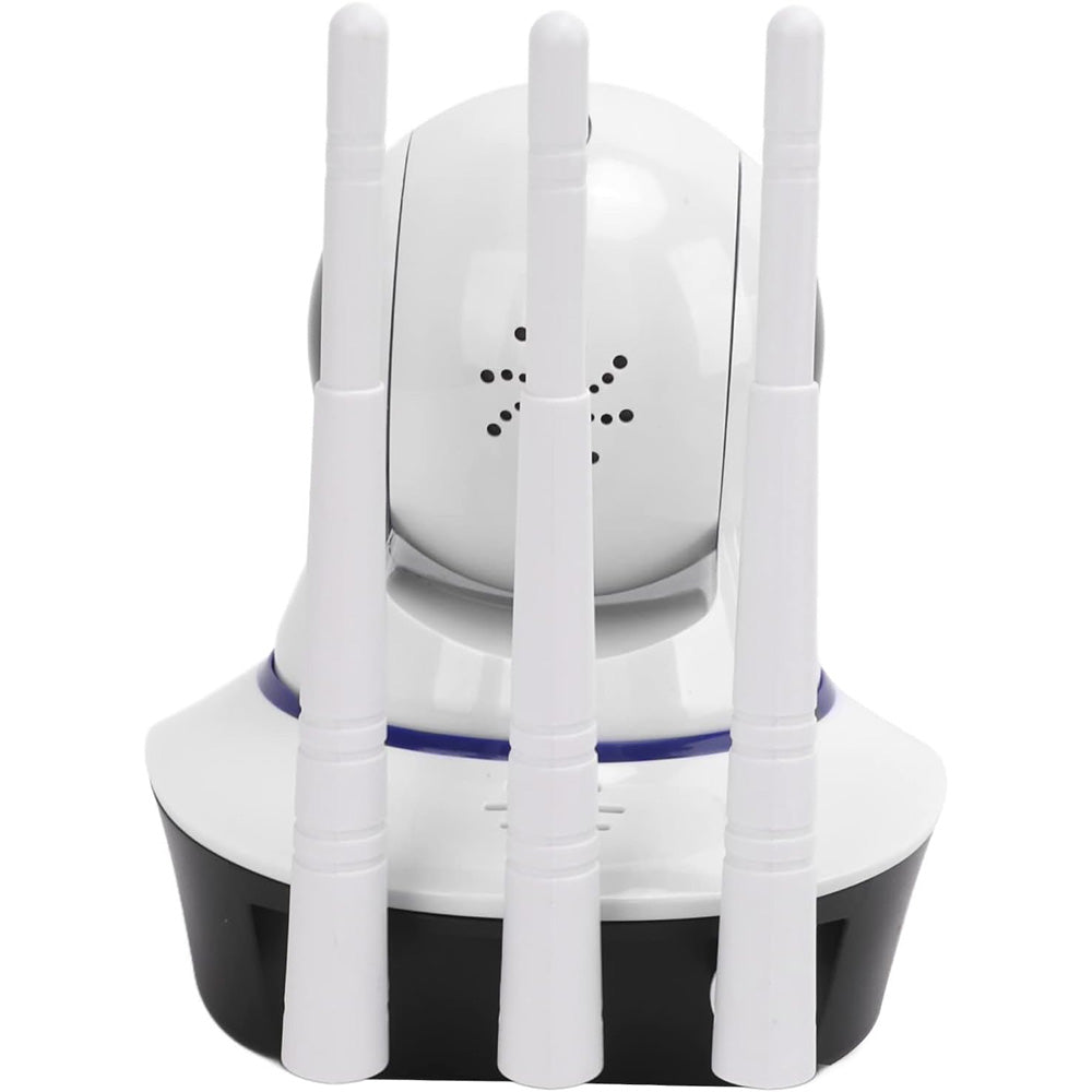 Telecamera IP motorizzata wireless hd 720p 3 antenne camera con connessione wifi o lan rj45 con microfono audio led infrarossi e registrazione su micro sd camera - enzoled