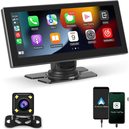 Monitor 10,26’ 3IN1 Carplay dash cam e telcamera retromarcia enzoled