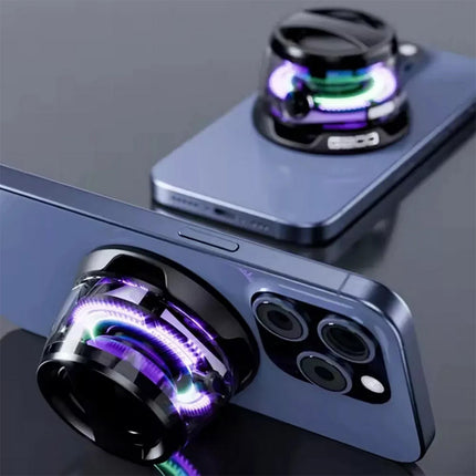 Cassa bluetooth calamitata amplifica cellulari mini speaker RGB enzoled