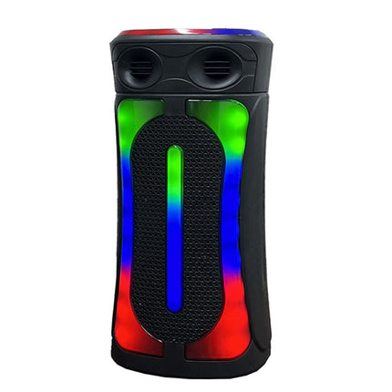 Cassa karaoke RGB bluetooth 60W rodio FM USB SD/TF ricaricabile enzoled