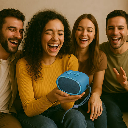 Cassa bluetooth 5W ricaricabile con radio FM USD/AUX/TF enzoled