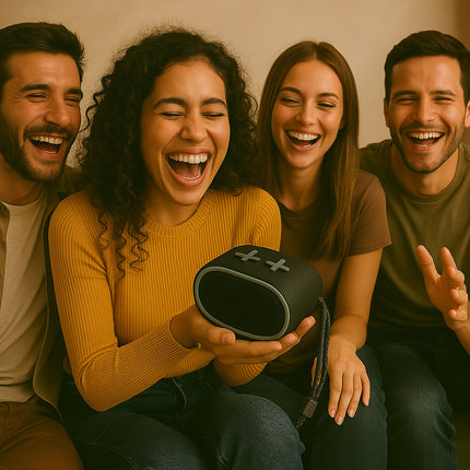 Cassa bluetooth 5W ricaricabile con radio FM USD/AUX/TF enzoled