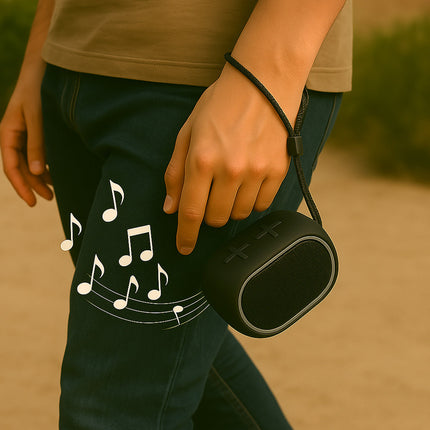 Cassa bluetooth 5W ricaricabile con radio FM USD/AUX/TF enzoled