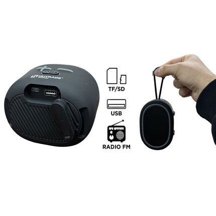 Cassa bluetooth 5W ricaricabile con radio FM USD/AUX/TF enzoled
