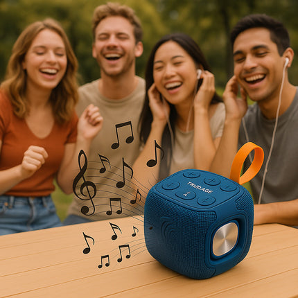 Cassa bluetooth 10W con rodio FM USB SD/TF/AUX ricaricabile IPX6 enzoled