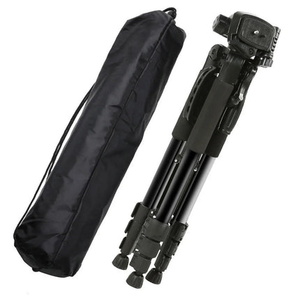 Cavalletto treppiedi con telecomando bluetooth altezza 163 e 206 cm