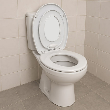 Copriwater universale bianco con adattatore riduttore per bambini