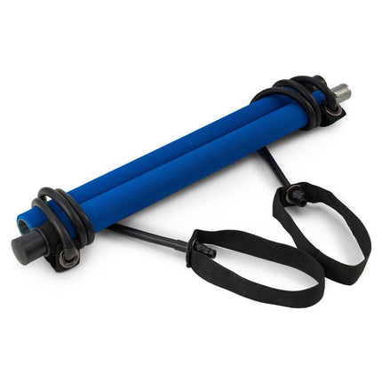 Barra da pilates portatile attrezzo allenamento fitness yoga asta bande di resistenza elastica - enzoled