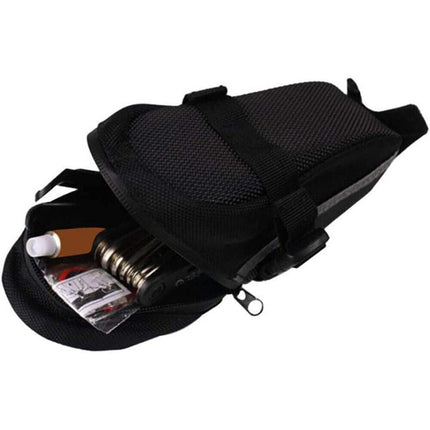 Borsa da sella per bicicletta borsetta per bici sottosella con tasca marsupio portaoggetti - enzoled