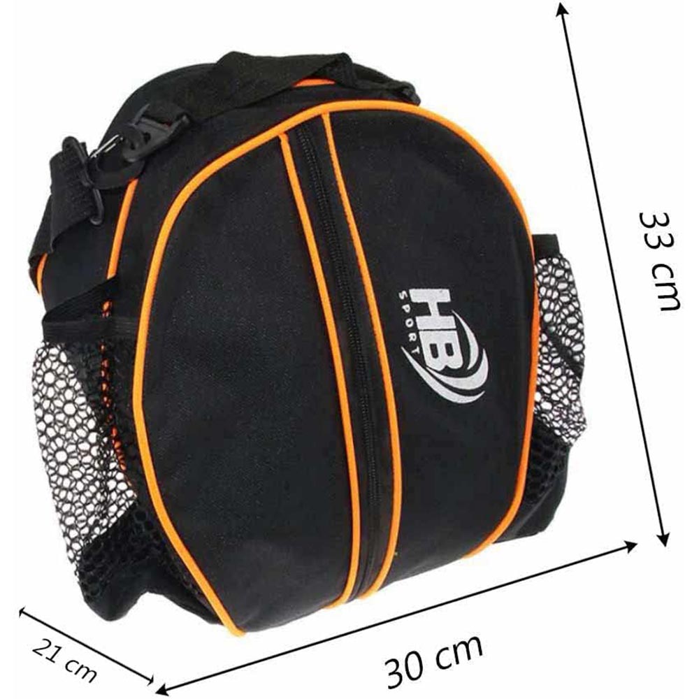 Borsa porta pallone con tracolla monospalla zaino con zip palla da basket calcio pallavolo - enzoled
