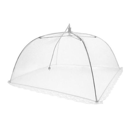 Set di 4 ombrellini coprivivande a Rete richiudibile Proteggi Cibo Copertura per Alimenti Anti Insetti Ø 60 cm Colori Assortiti - enzoled