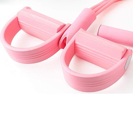 Elastico per esercizi di allenamento addominali 4 bande elastiche muscoli di braccia e gambe attrezzo fitness da palestra - enzoled