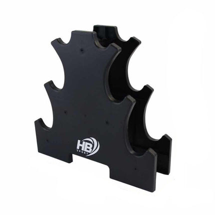 Espositore per pesi a tre ripiani a albero portatile scaffale supporto porta manubri - enzoled