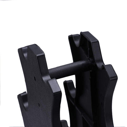 Espositore per pesi a tre ripiani a albero portatile scaffale supporto porta manubri - enzoled