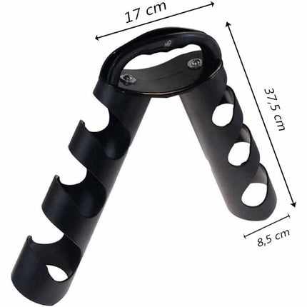 Espositore per pesi a tre ripiani a piramide portatile scaffale supporto porta manubri - enzoled