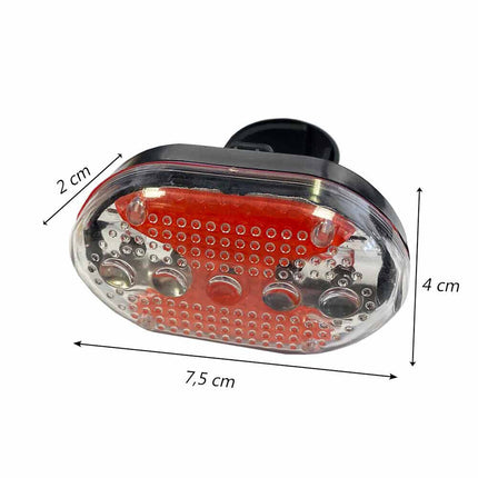 Fari per bicicletta fanali anteriore e posteriore a 5 led luce faro per bici - enzoled