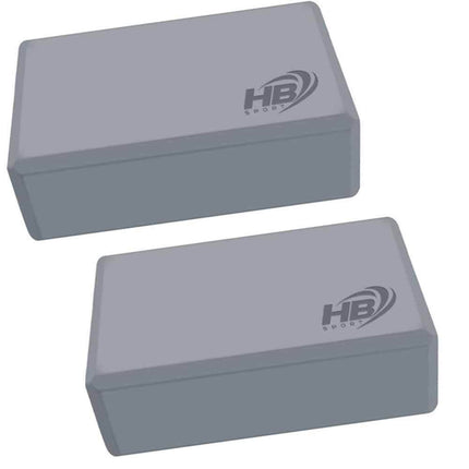 Mattoncini yoga 2 pezzi blocchi in schiuma eva blocco supporto per esercizi pilates stretching leggeri 120 gr - enzoled