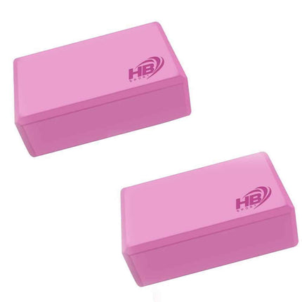 Mattoncini yoga 2 pezzi blocchi in schiuma eva blocco supporto per esercizi pilates stretching leggeri 120 gr - enzoled