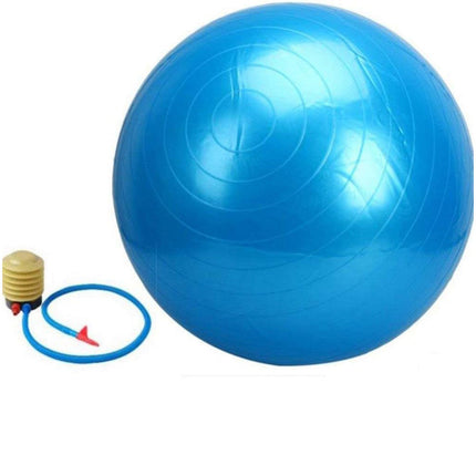 Palla fitness gonfiabile con pompa per esercizi di pilates yoga ginnastica preparto e equilibrio 65 e 74 cm - enzoled