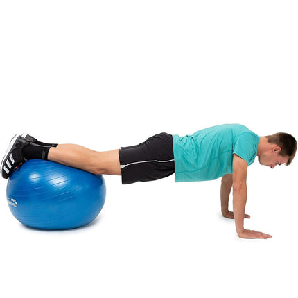 Palla fitness gonfiabile con pompa per esercizi di pilates yoga ginnastica preparto e equilibrio 65 e 74 cm - enzoled