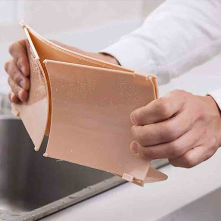 Paraspruzzi per lavandino da cucina estensibile con ventosa e adesivi protezione lavello per schizzi d’acqua - enzoled