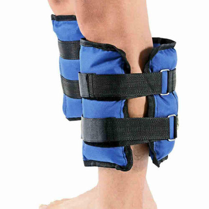 Coppia di pesi in sabbia regolabili per polso e caviglia per allenarsi da 0,5 1 1,5 2 2,5 Kg muscoli gambe e braccia fitness palestra sport - enzoled