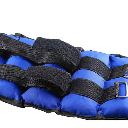 Coppia di pesi in sabbia regolabili per polso e caviglia per allenarsi da 0,5 1 1,5 2 2,5 Kg muscoli gambe e braccia fitness palestra sport - enzoled