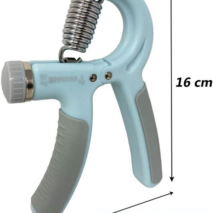 Pinza mano Hand Grip con resistenza regolabile da 5 a 60 kg presa antiscivolo per allenamento avambraccio muscoli di braccia attrezzo fitness - enzoled