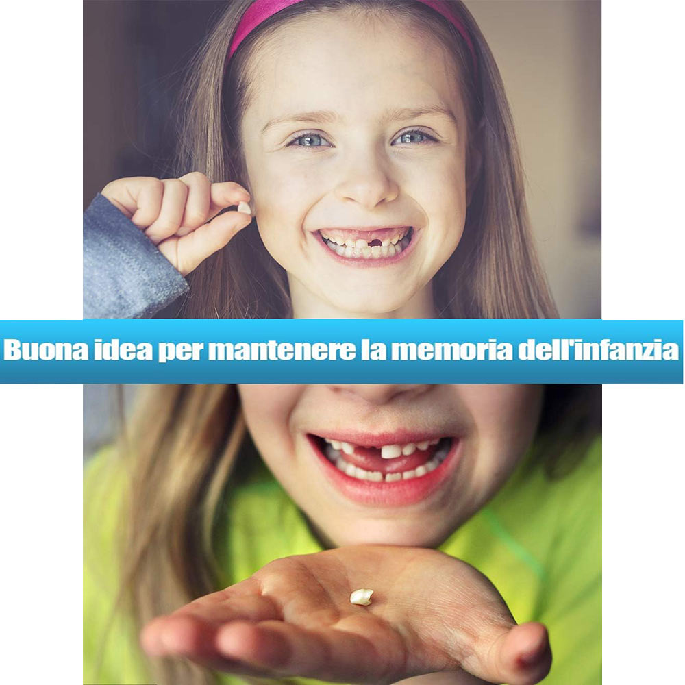 Scatoletta porta dentini da latte cofanetto legno scatola porta denti ombelico per femminuccia idea regalo - enzoled