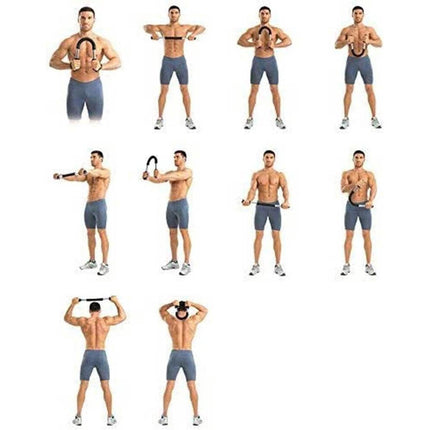 Power Twister Manubrio Flessibile a Molla 30 40 50 60 kg Barra di Potenza per Sport Palestra Allenamento pettorali e Braccia Body Building - enzoled