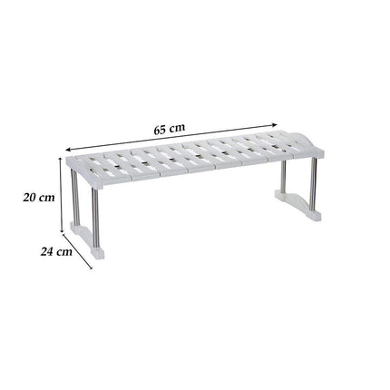 Scaffale sottolavello mensola salvaspazio portaoggetti organaizer da cucina bagno varie dimensioni - enzoled