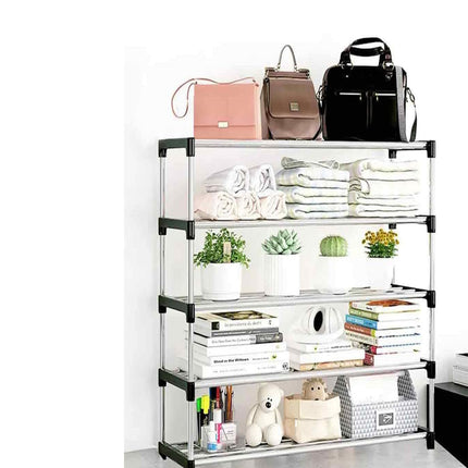 Scarpiera impilabile portascarpe scaffale 5  ripiani Organizer Scarpe salvaspazio - enzoled