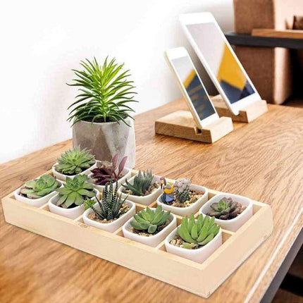 Scatola in legno personalizzabile contenitore portaoggetti per bustine di the scatole decorative decoupage - enzoled