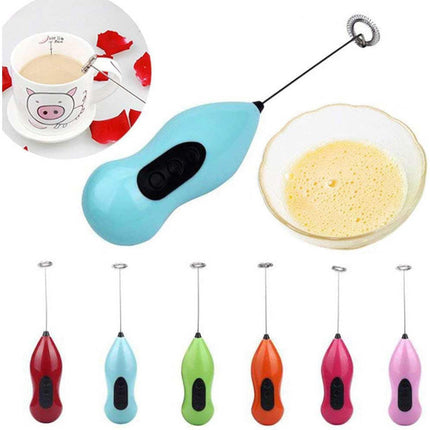 Montalatte elettrico a immersione schiumalatte schiumatore a frullino cappuccinatore per latte schiumato cappuccino - enzoled