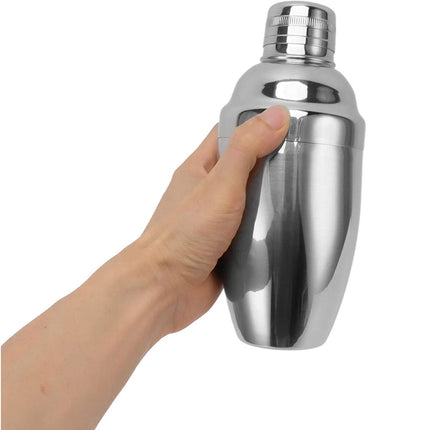 Shaker in acciaio da 530 ml per cocktail mixer per drink accessori barman bartender barista - enzoled