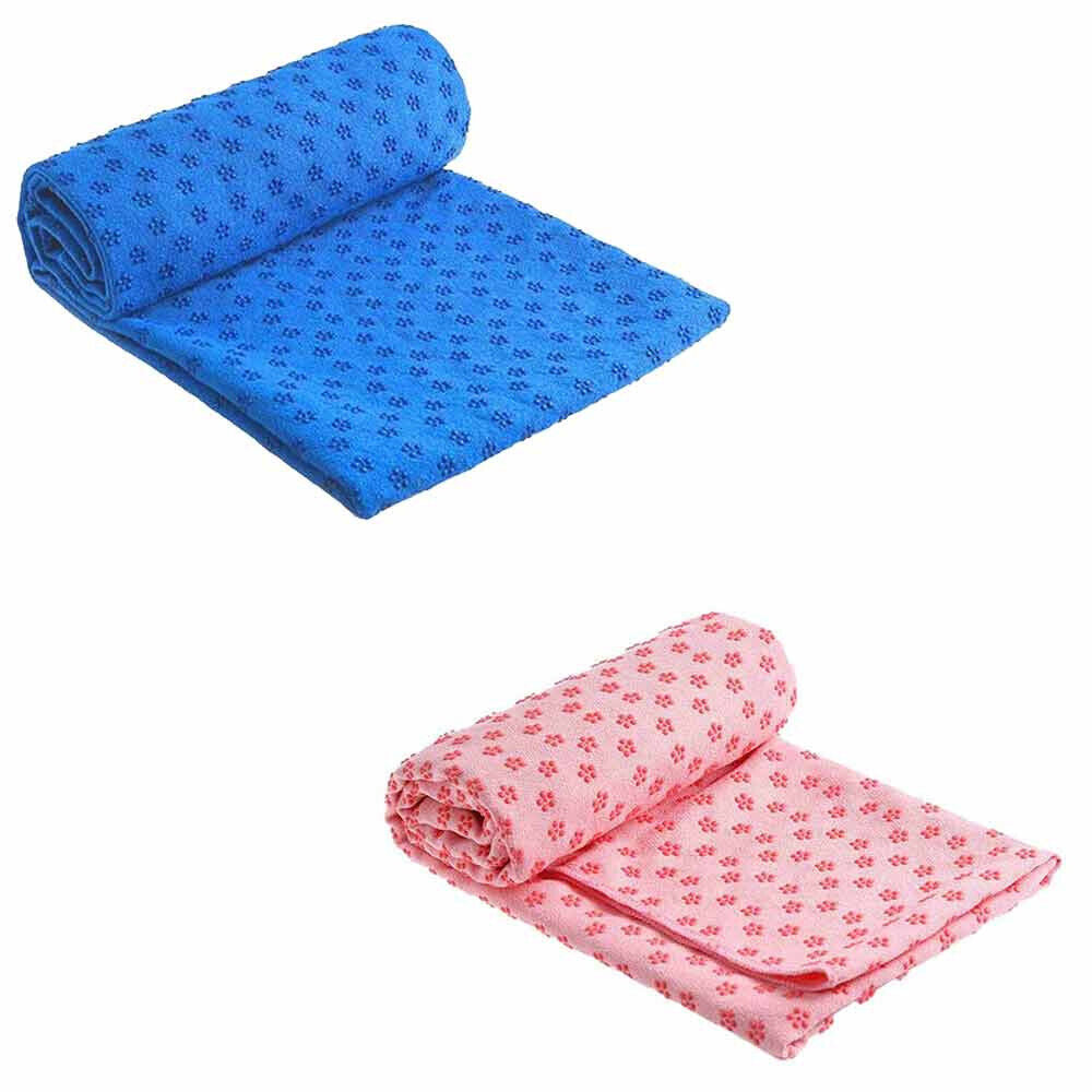 Telo asciugamano antiscivolo per tappetino yoga teli in microfibra per pilates con sacca - enzoled