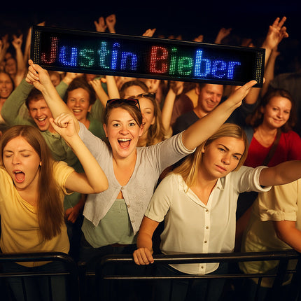 Tabella display LED RGB flessibile programmabile con telecomando App enzoled