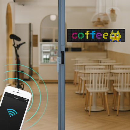 Tabella display LED RGB flessibile programmabile con telecomando App enzoled