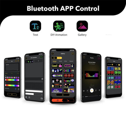 Tabella display LED RGB flessibile programmabile con telecomando App enzoled