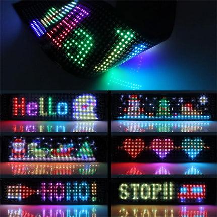 Tabella display LED RGB flessibile programmabile con telecomando App enzoled