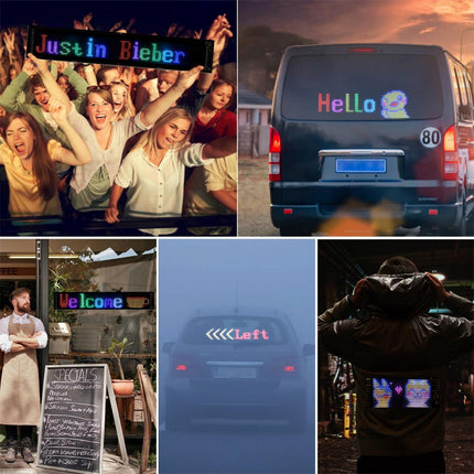 Tabella display LED RGB flessibile programmabile con telecomando App enzoled