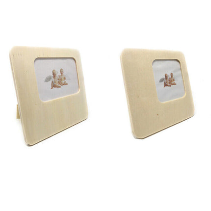 Cornice portafoto in legno da tavolo per foto fotografie da appoggio personalizzabile con decoupage pittura - enzoled