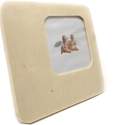 Cornice portafoto in legno da tavolo per foto fotografie da appoggio personalizzabile con decoupage pittura - enzoled