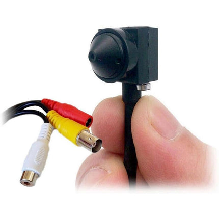 Micro camera analogica obiettivo a punta 420TVL a colori cablata telecamera nascosta con microfono audio e video microcamera - enzoled